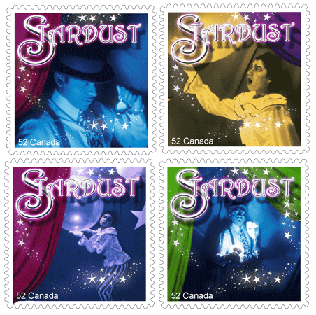Stardust, postage stamps