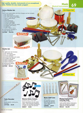 Classroom Essentials Catalogue, product shot