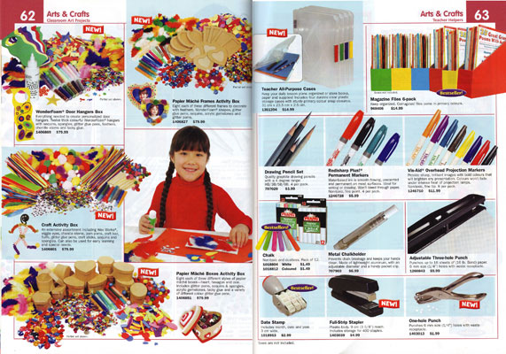 Classroom Essentials Catalogue Double Page Spread