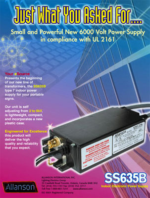 allanson transformer front page